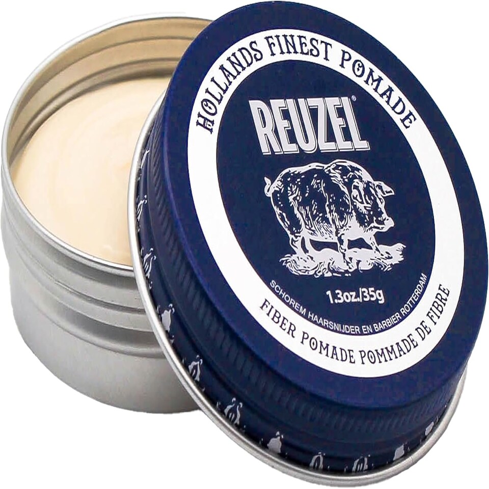 Reuzel 2026 Road Trip, Fiber Pomade, Low Shine, Firm Holding Pomade for a Texturized, Fuller Look, Easy to Restyle, 95g Free Travel Size 35g