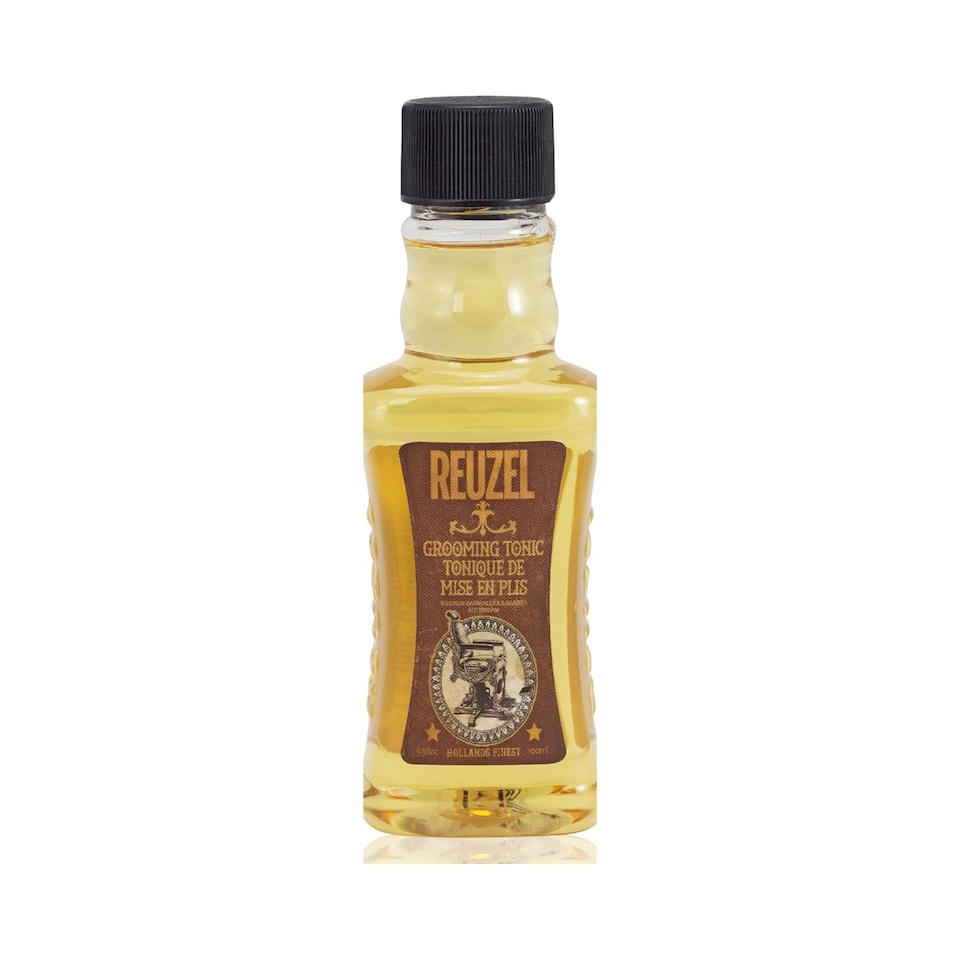 Reuzel Grooming Tonic Pro Oil Treatment For Men With Organic And Natural Ingredients Pure, Vegan Serum That Gives Hair Essential Strength And Moisture Apple No Fragrance 3.38 oz