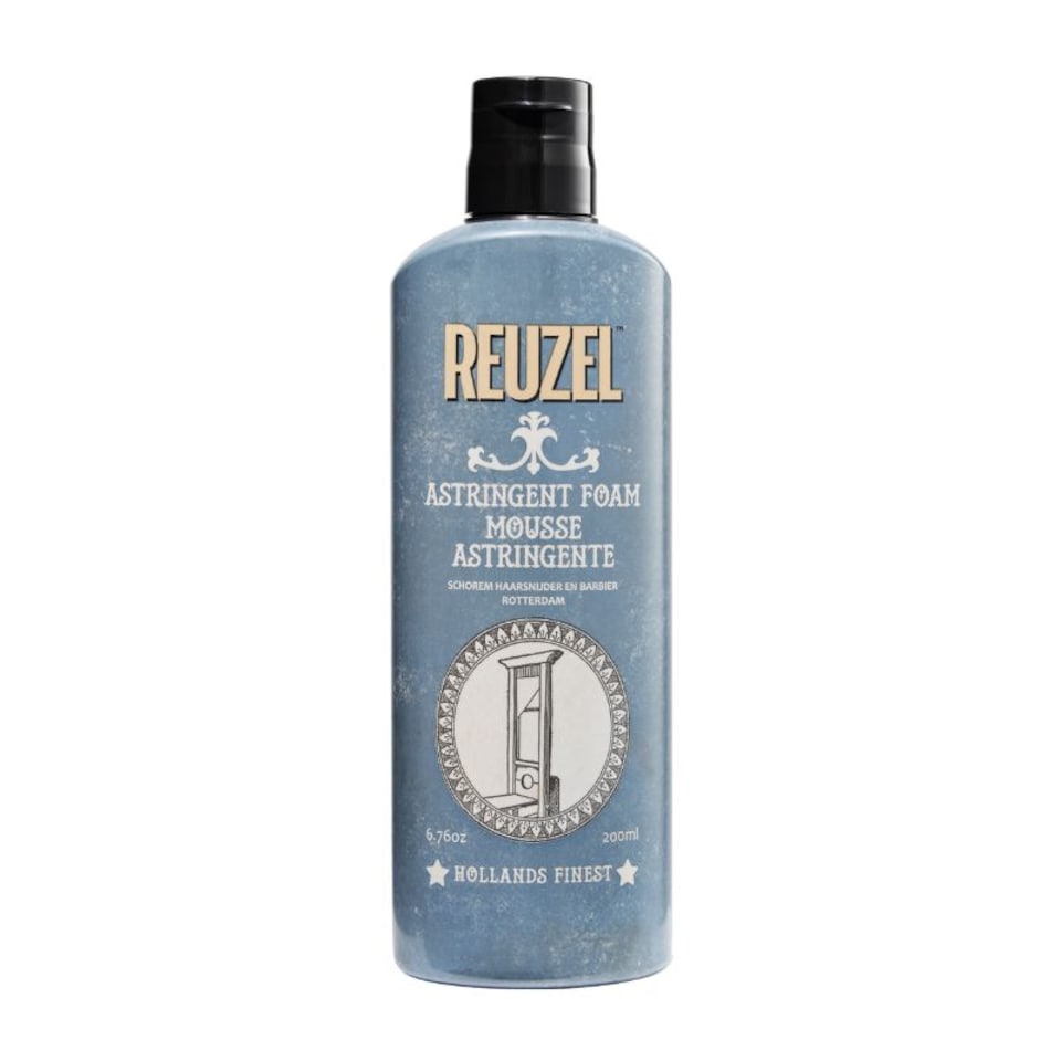 Reuzel Astringent Foam Soothes and Tones Skin Removes Residual Grime and Oil Refreshes Skin While Closing Pores Maintains Clear, Balanced Skin NonDrying, Vegan Formula 6.76 Oz Cleanser