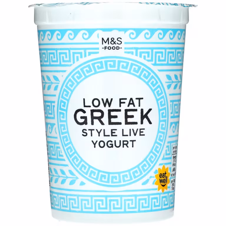 M&S Low Fat Greek Style Live Yogurt