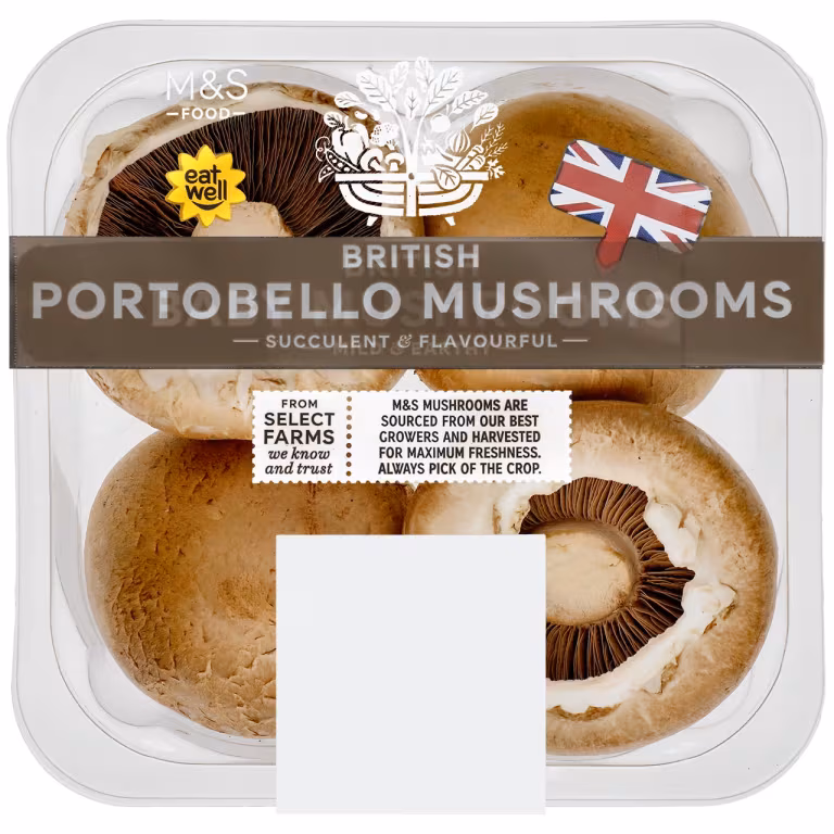 M&S British Portobello Mushrooms