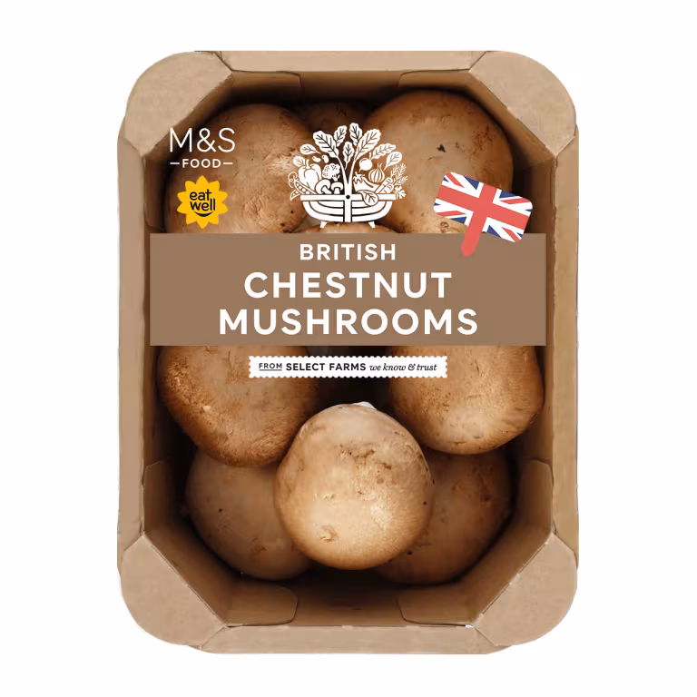 M&S British Chestnut Mushrooms