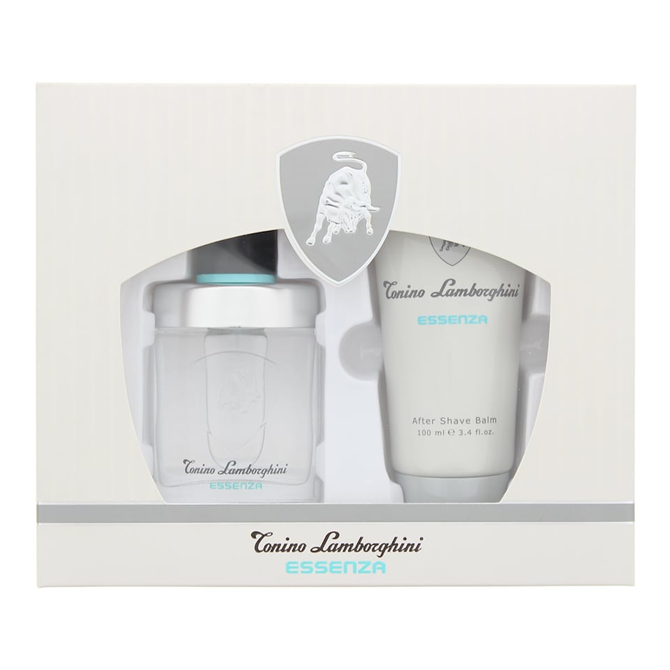 Lamborghini Essenza Eau De Toilette 40ml Aftershave Balm 100ml Gift Set For Him