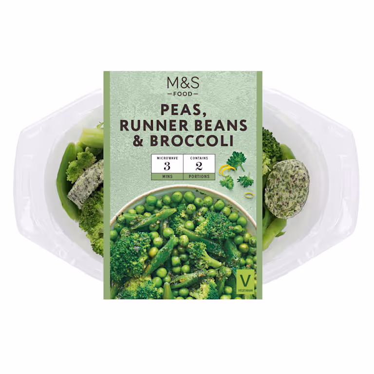 M&S Green Vegetable Medley