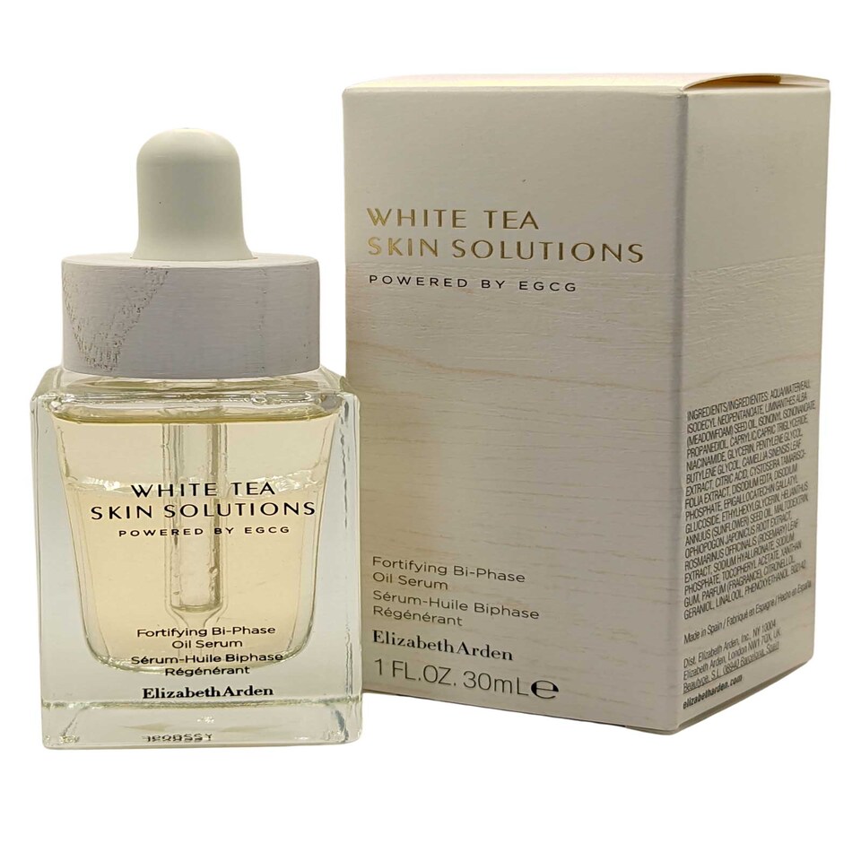 Elizabeth Arden White Tea Skin Solutions Arden Face Oil Serum Bi-Phase Fortifying 30ml
