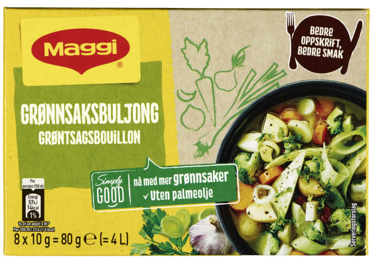 Grønnsaksbuljong Klar 80g Maggi