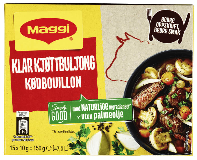 Kjøttbuljong Klar 150g Maggi