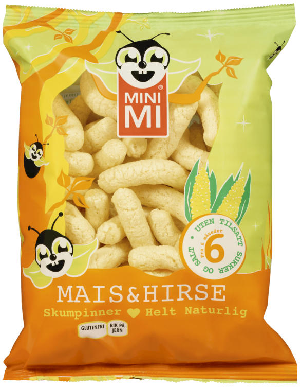 Skumpinner Mais&Hirse 6mnd 40g Minimi