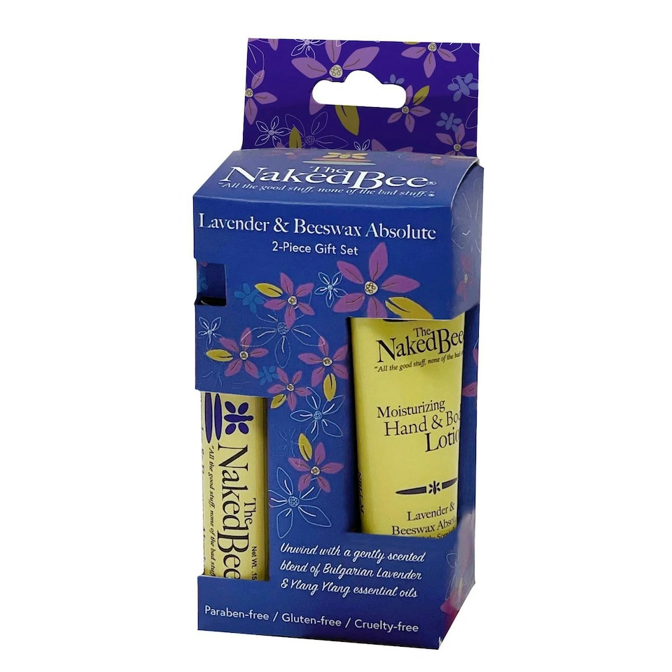 The Naked Bee Pocket Pack Classic Lavender & Beeswax