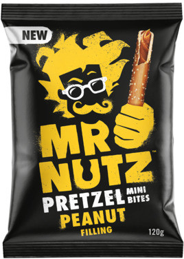 Mr Nutz Pretzel med Peanøttsmør 120g