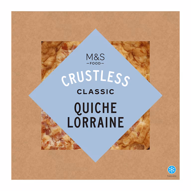 M&S Crustless Quiche Lorraine