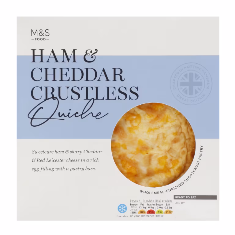 M&S Crustless Quiche Lorraine