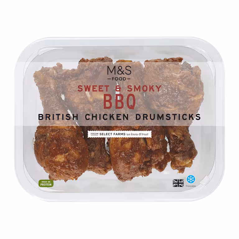 M&S Sticky BBQ Drumsticks