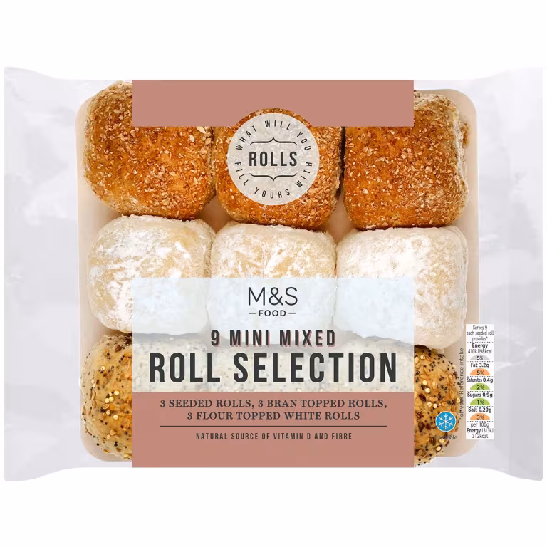 M&S Mini Mixed Roll Selection
