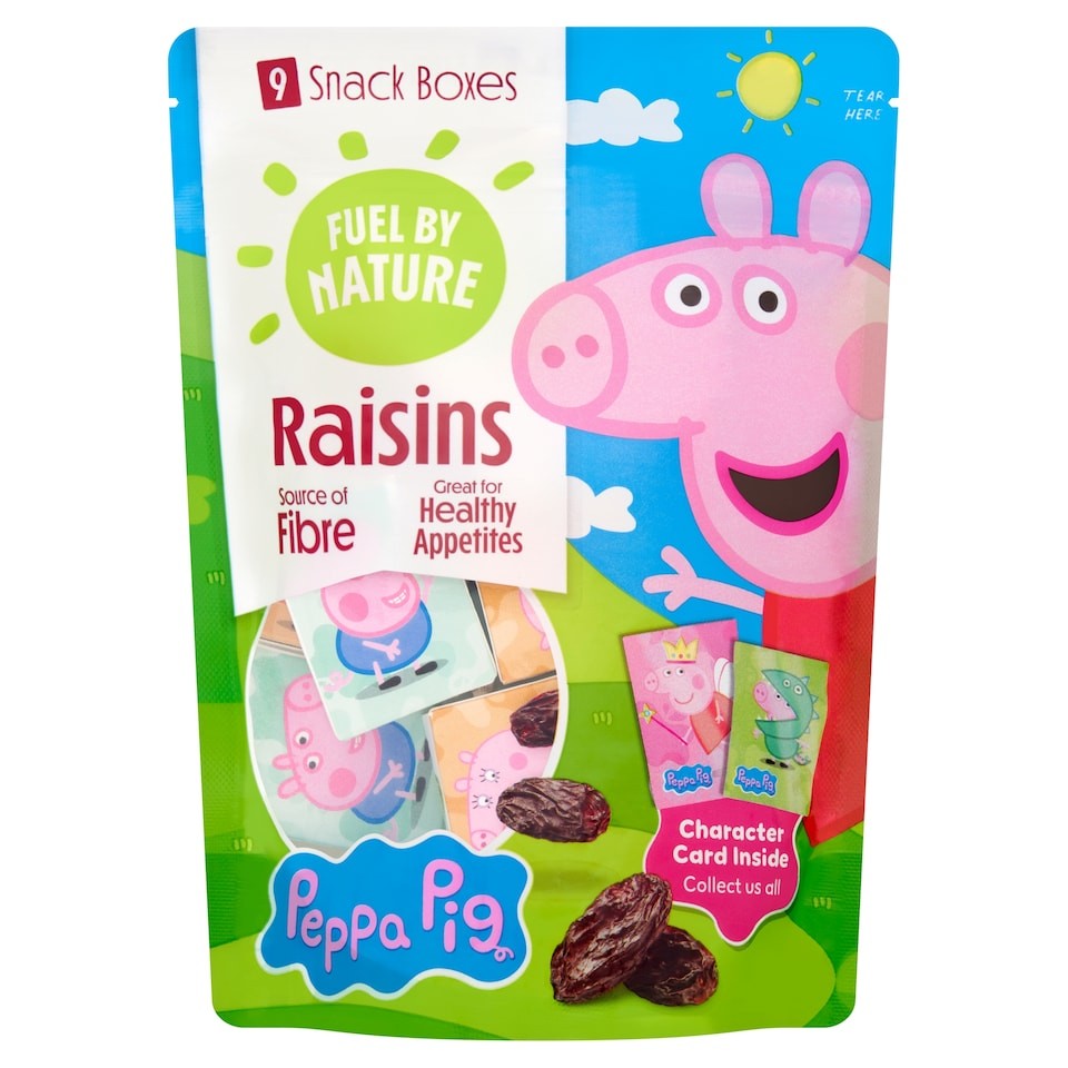 Peppa Pig Mini Snack Raisins 9X14g