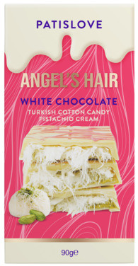 Angel's Hair White Chocolate Cotton Candy & Pistachio Cream