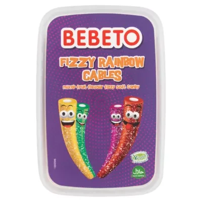 Bebeto Fizzy Rainbow Cables 400g