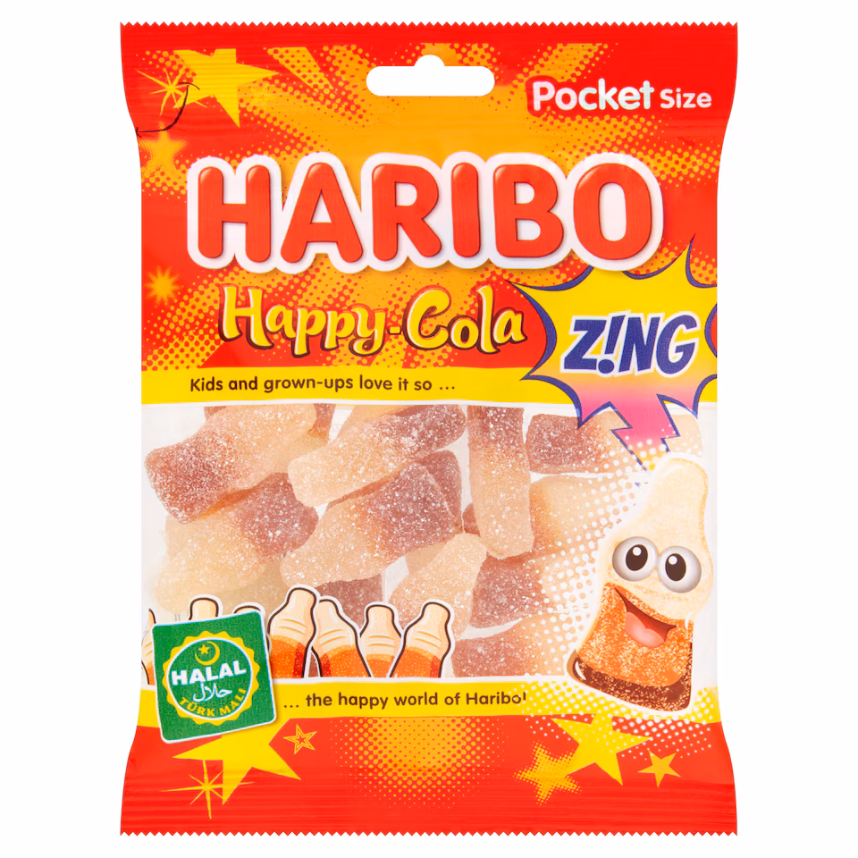 Haribo Halal Happy Cola Zing 100G
