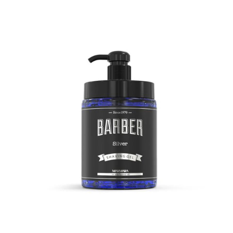 Barber Marmara Silver Shaving Gel With Pump 1L