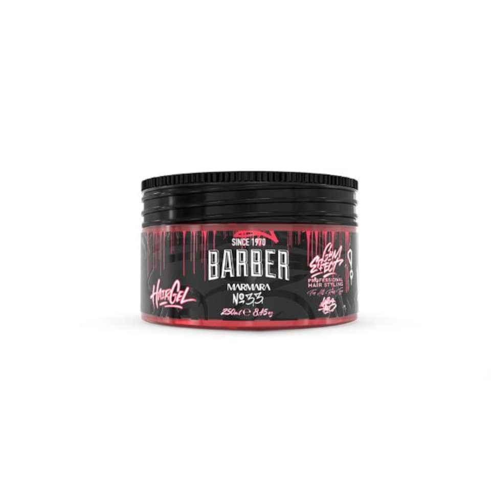 Barber Marmara No.33 Hair Styling Gel Strong Hold Fresh Scent 250ml
