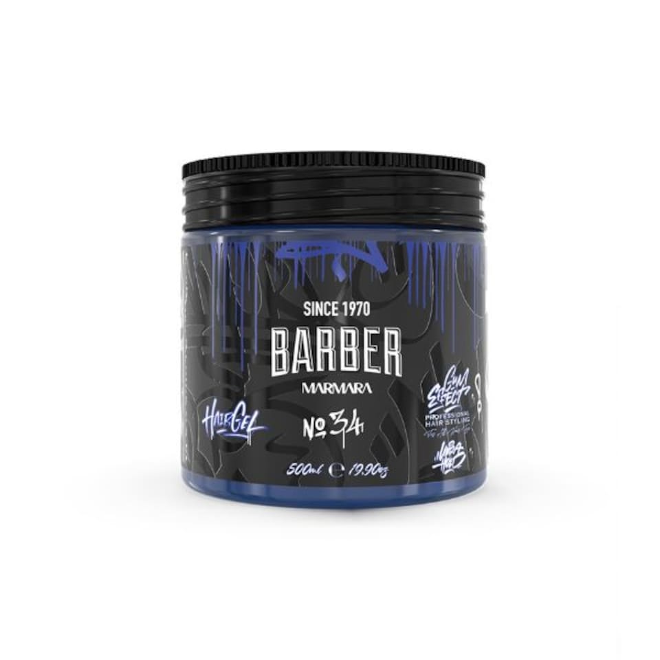 Barber Marmara No.34 Hair Styling Gel Strong Hold Fresh Scent 500ml