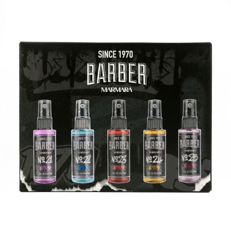 Barber Marmara Graffiti Mix Mini EDC Gift Set 5 x 50ml