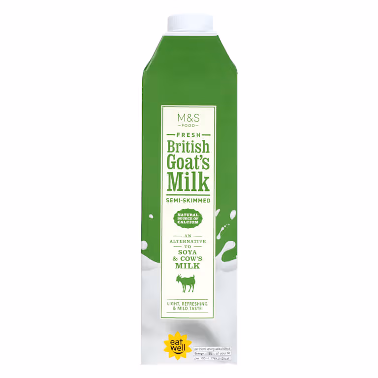 M&S Fresh British Goat's Milk Semi-Skimmed
