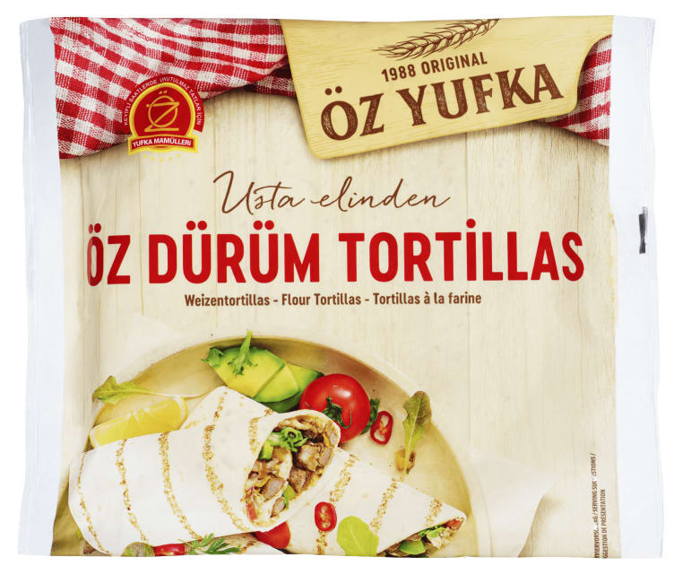 Tortillas Durum 30cm 1600g Øz