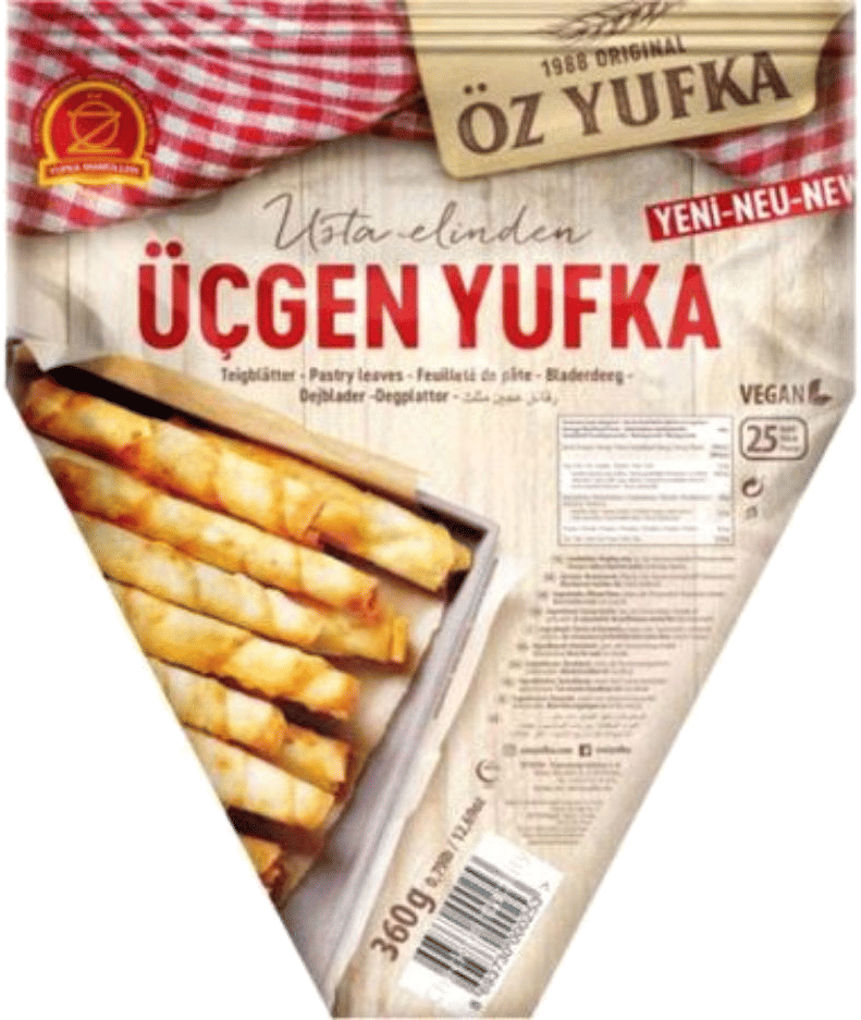 Öz Yufka Üçgen Yufka 360g