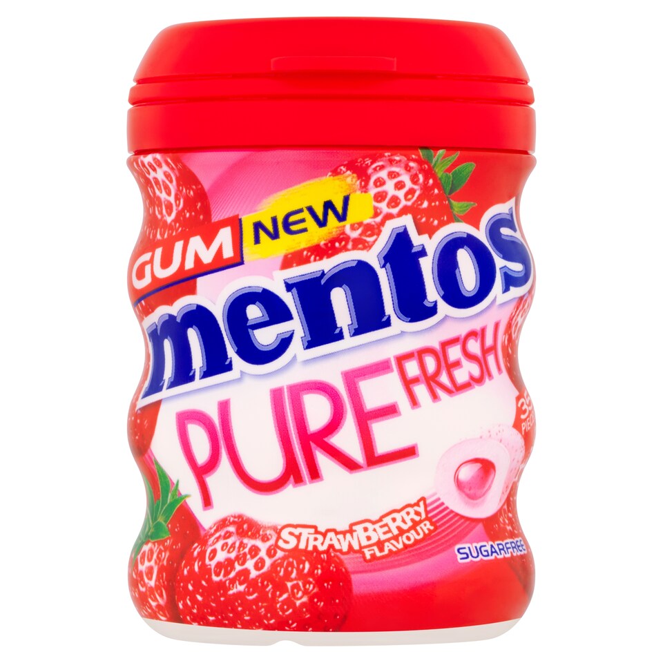 Mentos Pure Fresh Strawberry 35 piece 70g