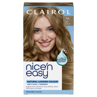 Clairol Nice’n Easy Permanent Hair Dye 7A Dark Ash Blonde