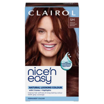 Clairol Nice’n Easy Permanent Hair Dye 5M Medium Mahogany Brown