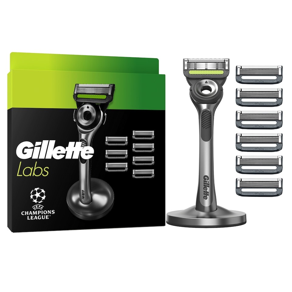 Gillette Labs With Exfoliating Bar Razor & 7 Blade Refill