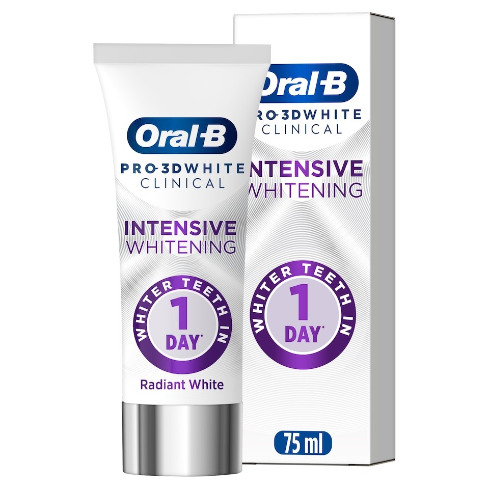 Oral-B 3D White Clinical Intensive Whitening Radiant White 75ml