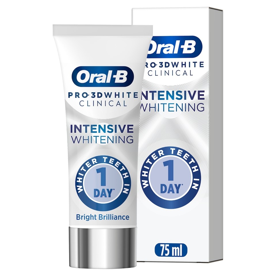 Oral-B 3D White Clinical Intensive Whitening Bright Brilliance 75ml