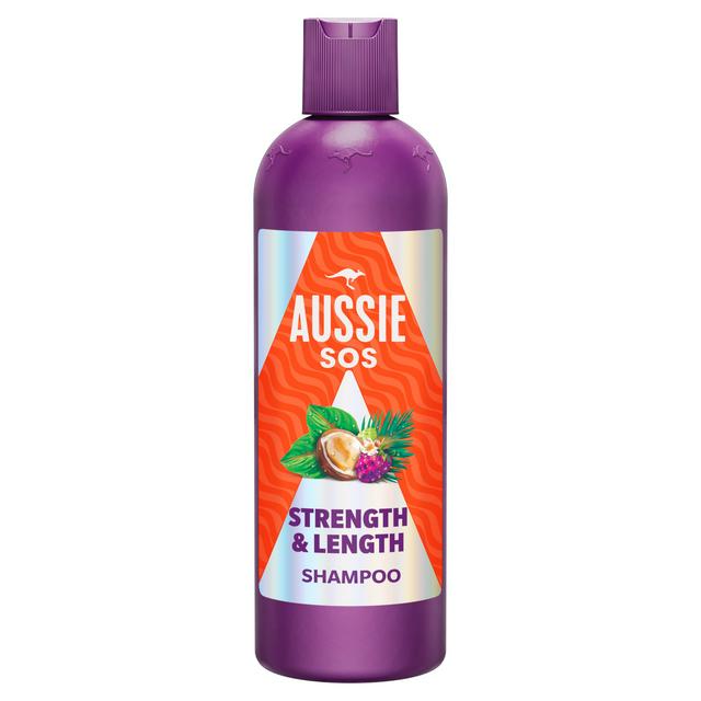 Aussie Sos Strength & Length Shampoo For Long Weak Brittle Hair 300ml
