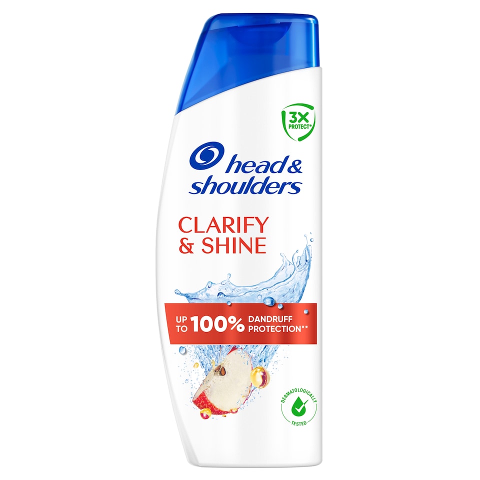 Head & Shoulders Clarify & Shine With Apple Cider Vinegar Shampoo 400ML
