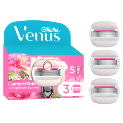 Venus Gillette  Pro ComfortGlide Pomegranate Scented Tropical Women’s Blades