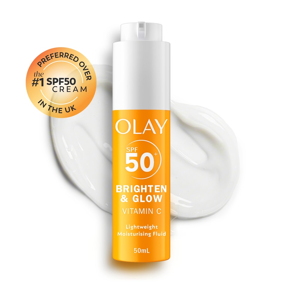Olay Vitamin C Brighten & Glow 3in1 Moisturising Fluid SPF50 50ml