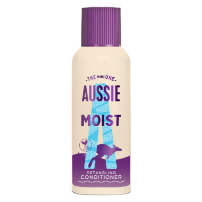 Aussie Miracle Moist Detangling Conditioner 100ml. Moisturising Formula to Revive Dry Hair