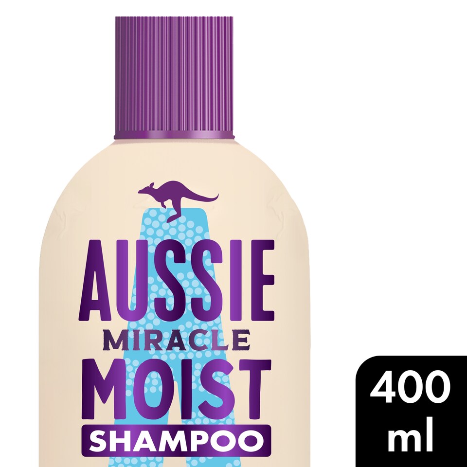 Aussie Miracle Moist Shampoo 400ml