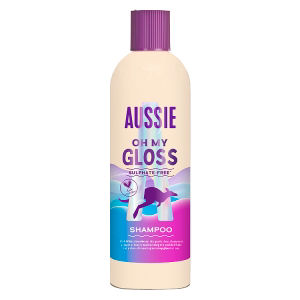 Aussie Oh My Gloss Shampoo 300ml. Deeply Moisturises Dry and Dull Hair. Sulphate Free