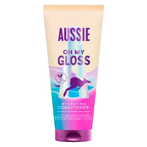 Aussie Oh My Gloss Hydrating Conditioner 200ml. Softens and Smooths Dry Hair