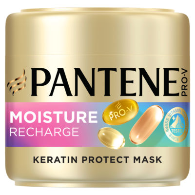 Pantene Pro-V Moisture Recharge Keratin Protect Hair Mask 300ml for Extremely Dry Hair