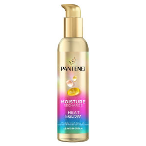 Pantene ProV Moisture Recharge Heat & Glow Leave-In Cream 135ml. Heat & Frizz Protectant