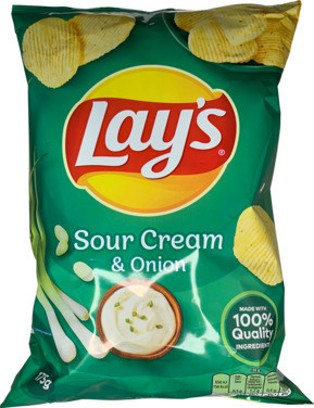 Lay's Sour Cream & Onion 175g