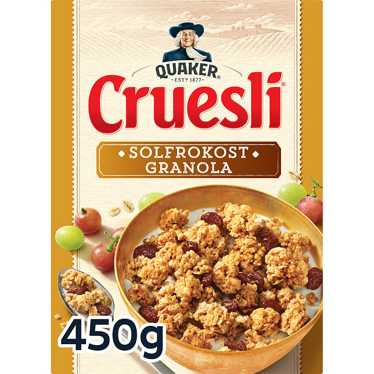 Cruesli Solfrokost 450g Quaker