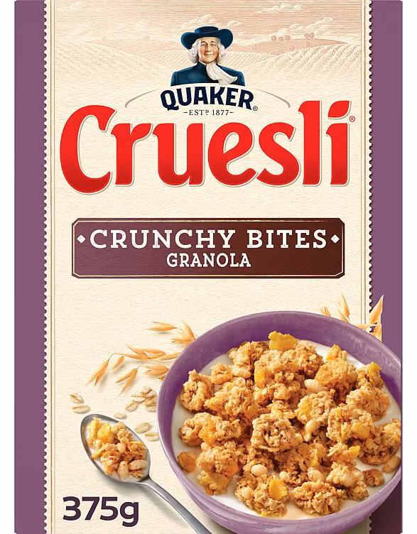 Cruesli Crunchy Bites Granola, 375 g