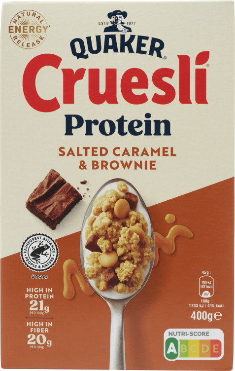 Cruesli Granola Salted Caramel Brownie 400g Quaker