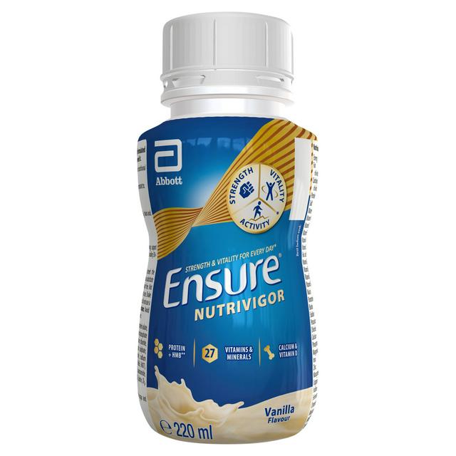 Ensure Nutrivigor Vanilla Flavour Nutritional Ready to Drink Protein Shake 220ml
